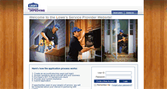Desktop Screenshot of lowesinstaller.com